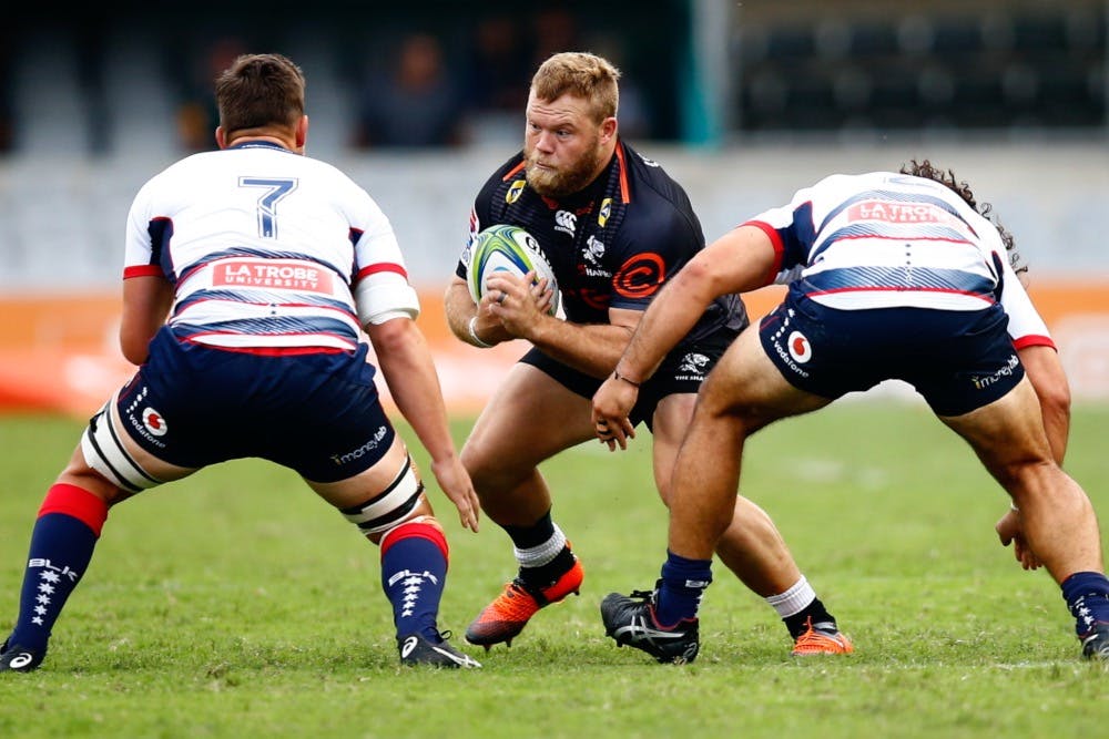 Rebels brave in defence in Durban. Photo: Getty Images